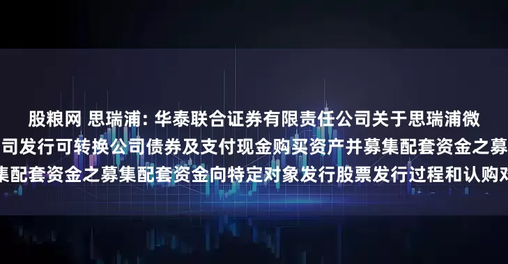 股粮网 思瑞浦: 华泰联合证券有限责任公司关于思瑞浦微电子科技（苏州）股份有限公司发行可转换公司债券及支付现金购买资产并募集配套资金之募集配套资金向特定对象发行股票发行过程和认购对象合规性的报告
