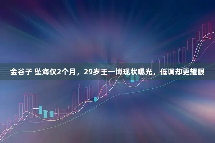 金谷子 坠海仅2个月，29岁王一博现状曝光，低调却更耀眼